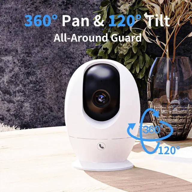 Alt view image 3 of 7 - inLifeCam  Tuya Smart APP 3.0MP Indoor WIFI PTZ Camera One Key Calling Pan Tilt Smart IP Camera