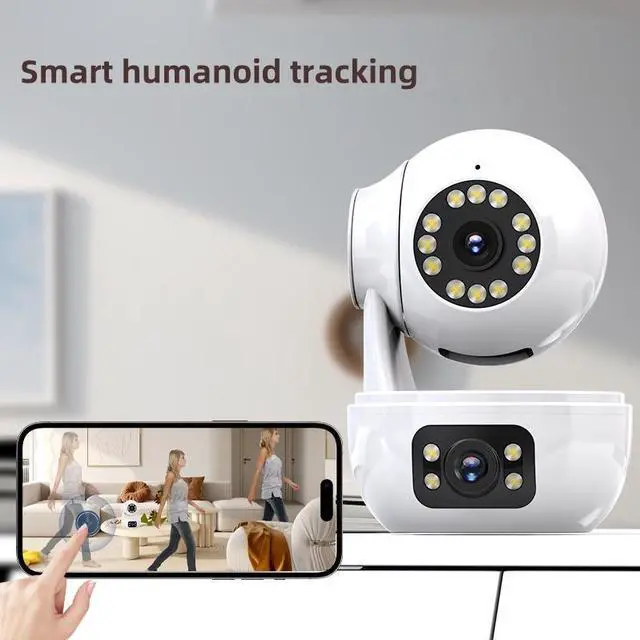 Alt view image 3 of 5 - inLifeCam 3.0MP Tuya Smart APP Indor Pan Tilt PTZ Dual Lens WIFI Smart IP Camera Mini Privacy mode
