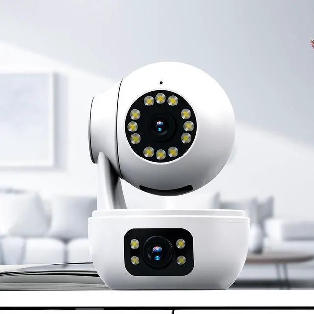 Alt view image 4 of 5 - inLifeCam 3.0MP Tuya Smart APP Indor Pan Tilt PTZ Dual Lens WIFI Smart IP Camera Mini Privacy mode