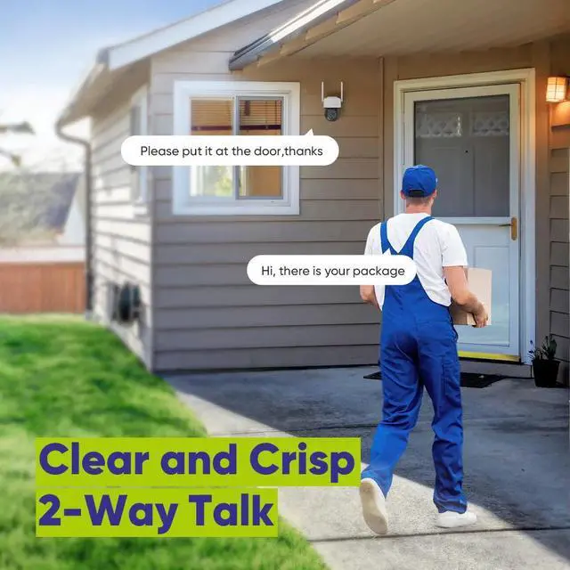Alt view image 7 of 7 - inLifeCam 3.0MP Tuya Smart APP Outdoor WIFI Pan Tilt Mini PTZ IP Camera