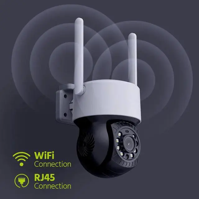 Alt view image 6 of 7 - inLifeCam 3.0MP Tuya Smart APP Outdoor WIFI Pan Tilt Mini PTZ IP Camera