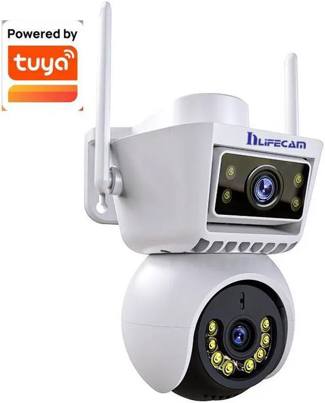 Main image of inLifeCam 3.0MP+3.0MP Tuya Smart APP Outdoor WIFI Pan Tilt PTZ IP Camera True Full Color Security Camera