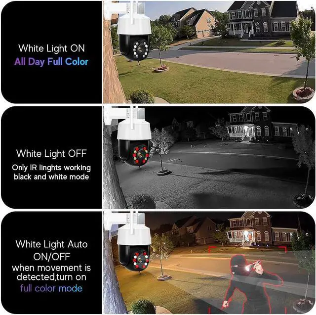 Alt view image 7 of 7 - InlifeCam 5.0MP 20X Optical Zoom Outdoor WIFI Pan Tilt PTZ Middle Speed Metal IP Camera GK7205V300+ IMX335(5.0MP)