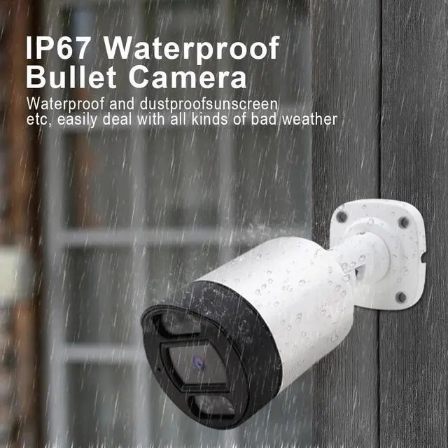 Alt view image 4 of 7 - inLifeCam Tuya Smart APP 5.0MP Metal Outdoor POE AI IP Camera Support ONVIF