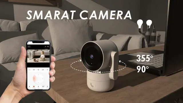 Alt view image 5 of 7 - inLifeCam Tuya Smart APP 4.0MP Indoor WIFI Pan Tilt Wireless IP Camera Privacy mode