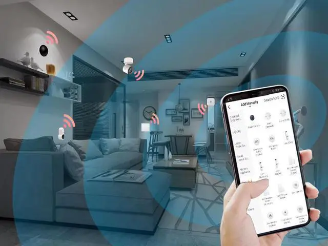 Alt view image 4 of 7 - inLifeCam 3.0MP Tuya Smart app Indoor Pan Tilt PTZ WIFI Smart Mini IP Camera Network Camera Privacy mode