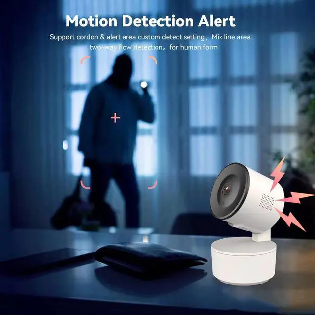 Alt view image 3 of 7 - inLifeCam 3.0MP Tuya Smart app Indoor Pan Tilt PTZ WIFI Smart Mini IP Camera Network Camera Privacy mode