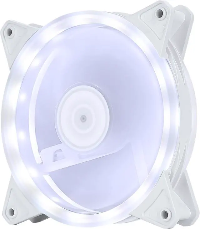 Alt view image 3 of 4 - ausen case fun Dual Aurora Computer PC case, CPU cooler and radiator cooling fan whiteausen Dual Aurora Computer PC case, CPU cooler and radiator cooling fan white