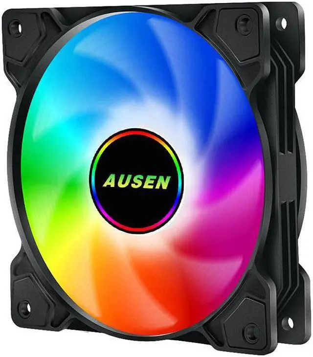 Alt view image 7 of 7 - ausen PC case, Wraith Multicoloured black CPU cooler and cooling fan white on the radiator