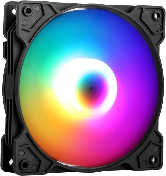 Alt view image 5 of 7 - ausen PC case, Wraith Multicoloured black CPU cooler and cooling fan white on the radiator