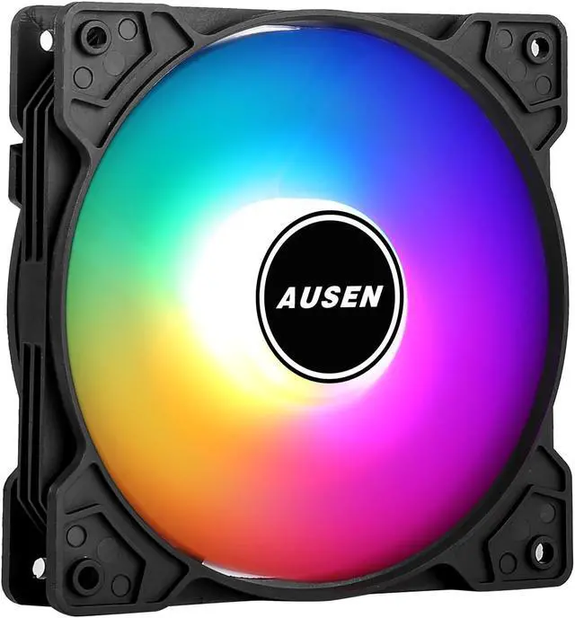 Alt view image 6 of 7 - ausen PC case, Wraith Multicoloured black CPU cooler and cooling fan white on the radiator