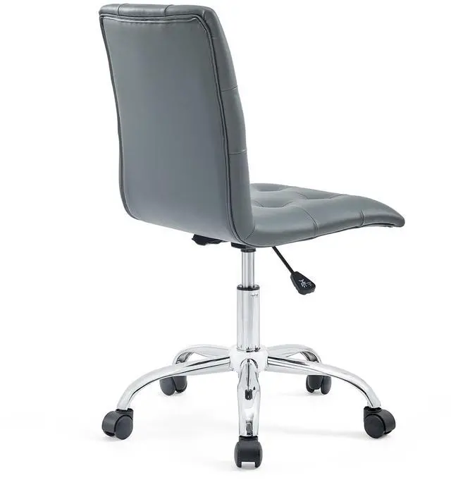 Alt view image 14 of 15 - Prim Armless Mid Back Office Chair