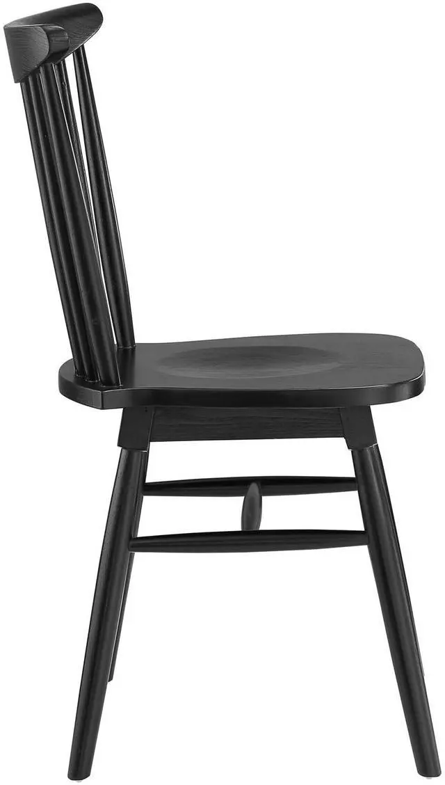 Alt view image 3 of 5 - Amble Dining Side Chair - Black