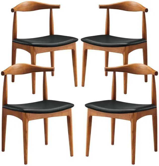 Main image of Tracy Wood Dining Chairs Set of 4 by Modway