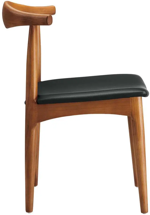 Alt view image 3 of 7 - Tracy Wood Dining Chairs Set of 4 by Modway