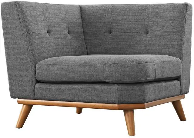 Alt view image 2 of 3 - Engage Upholstered Fabric Corner Chair by Modway