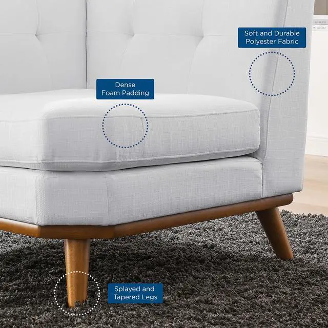 Alt view image 6 of 7 - Engage Upholstered Fabric Corner Chair