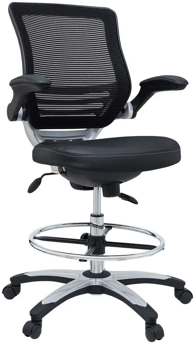 Alt view image 15 of 20 - Edge Drafting Chair in Black