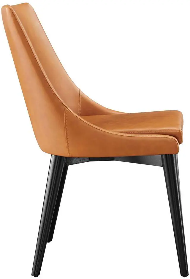 Alt view image 4 of 8 - Viscount Vegan Leather Dining Chair
