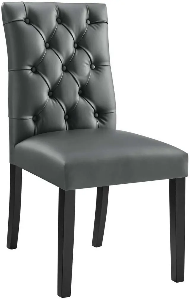 Main image of Duchess Button Tufted Vegan Leather Dining Chair by Modway