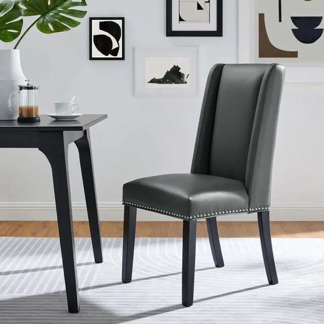 Alt view image 8 of 8 - Baron Vegan Leather Dining Chair
