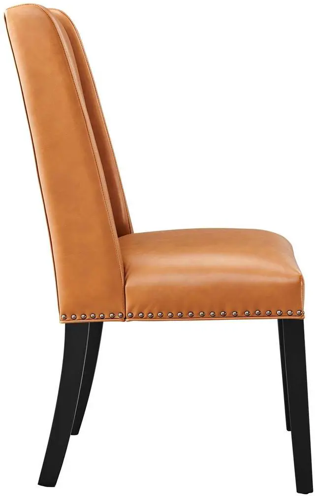 Alt view image 4 of 7 - Baron Vegan Leather Dining Chair by Modway