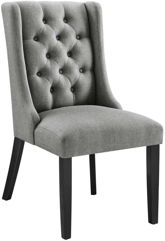 Main image of Baronet Button Tufted Fabric Dining Chair by Modway