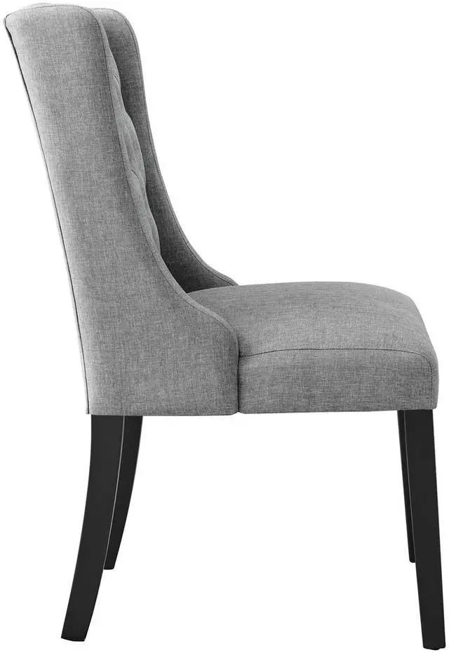 Alt view image 3 of 7 - Baronet Button Tufted Fabric Dining Chair by Modway