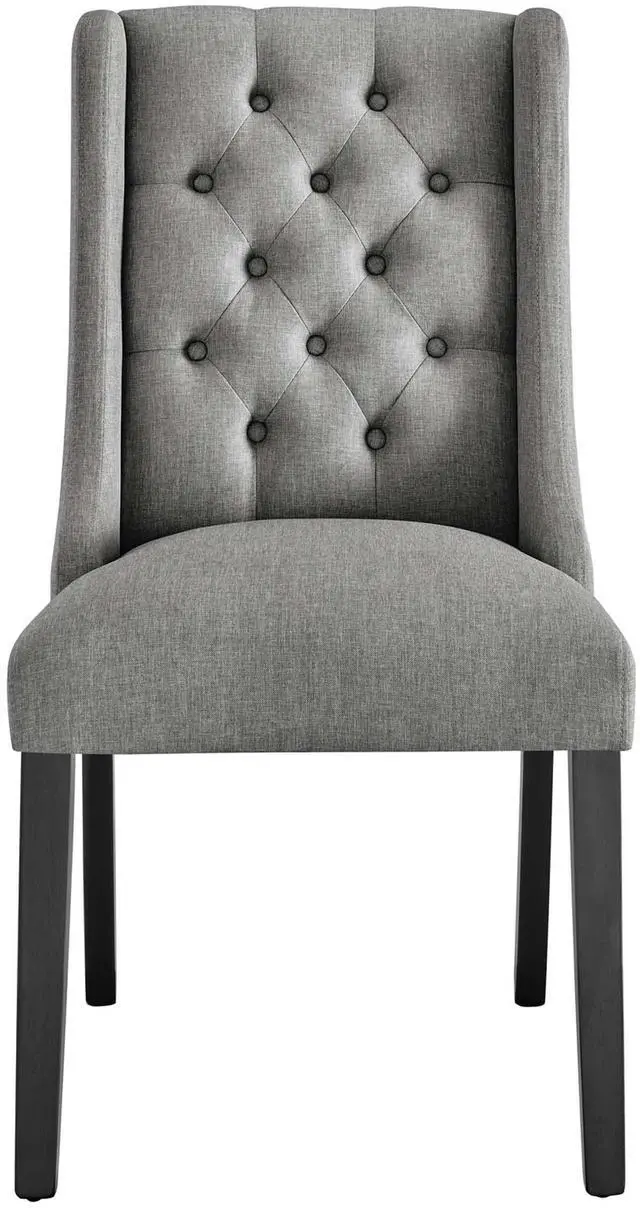Alt view image 5 of 7 - Baronet Button Tufted Fabric Dining Chair by Modway