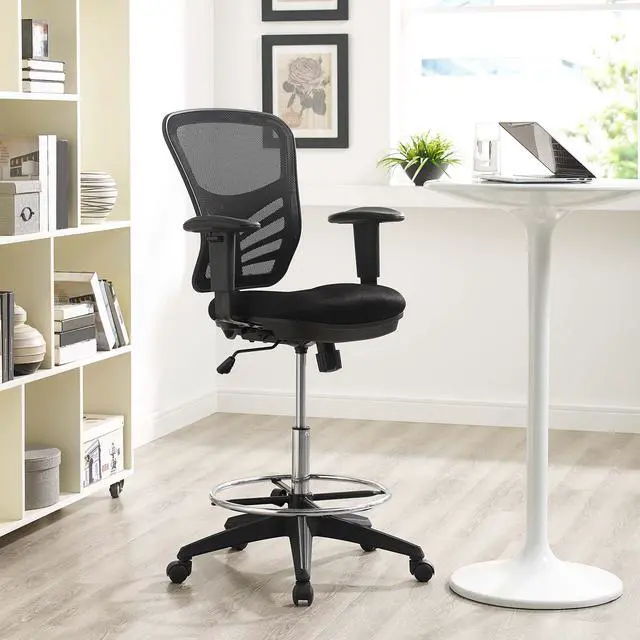 Alt view image 13 of 13 - Articulate Drafting Chair WL-02438-MW