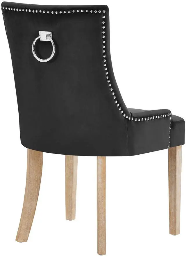 Alt view image 9 of 10 - Pose Velvet Dining Chair