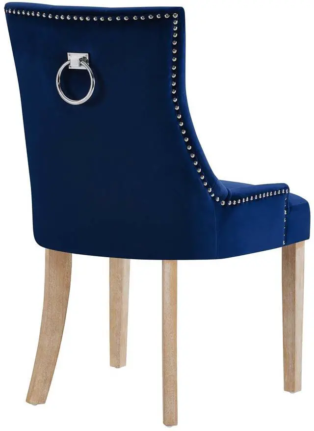 Alt view image 8 of 9 - Pose Velvet Dining Chair
