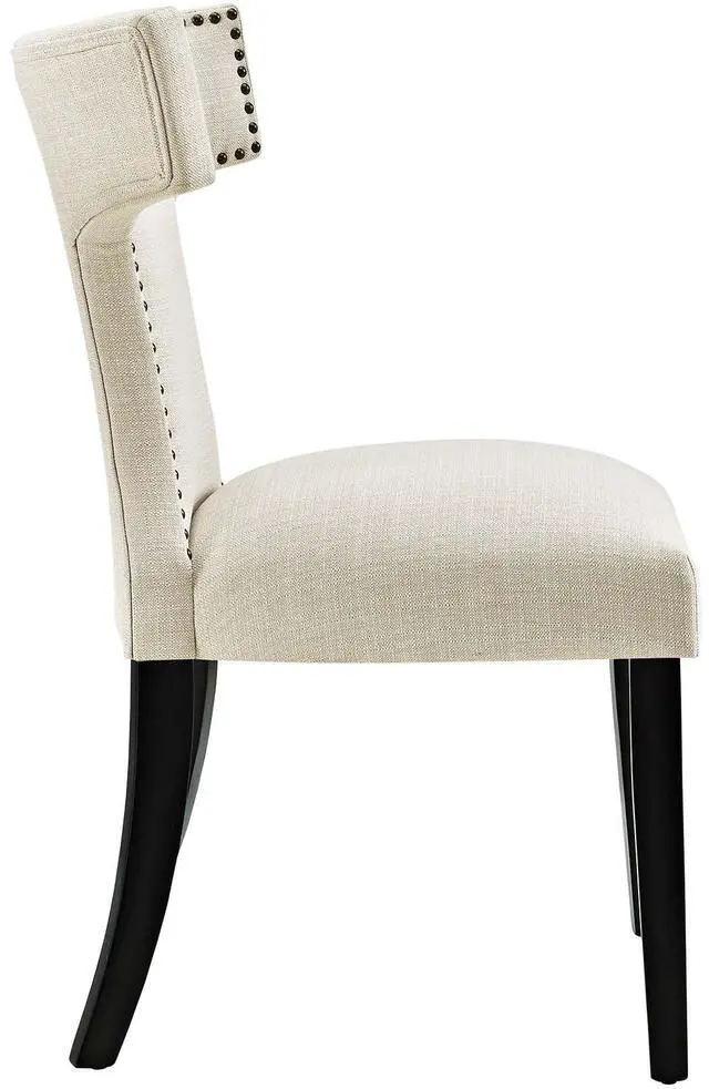 Alt view image 8 of 10 - Curve Dining Side Chair Fabric Set of 2