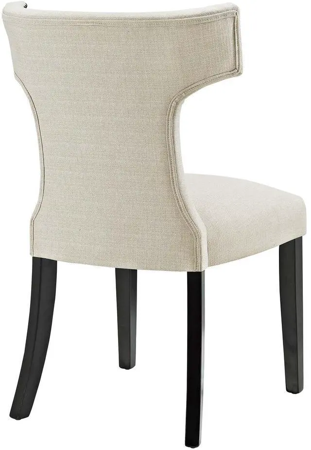 Alt view image 9 of 10 - Curve Dining Side Chair Fabric Set of 2