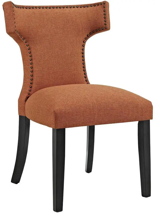 Alt view image 7 of 10 - Curve Dining Side Chair Fabric Set of 2
