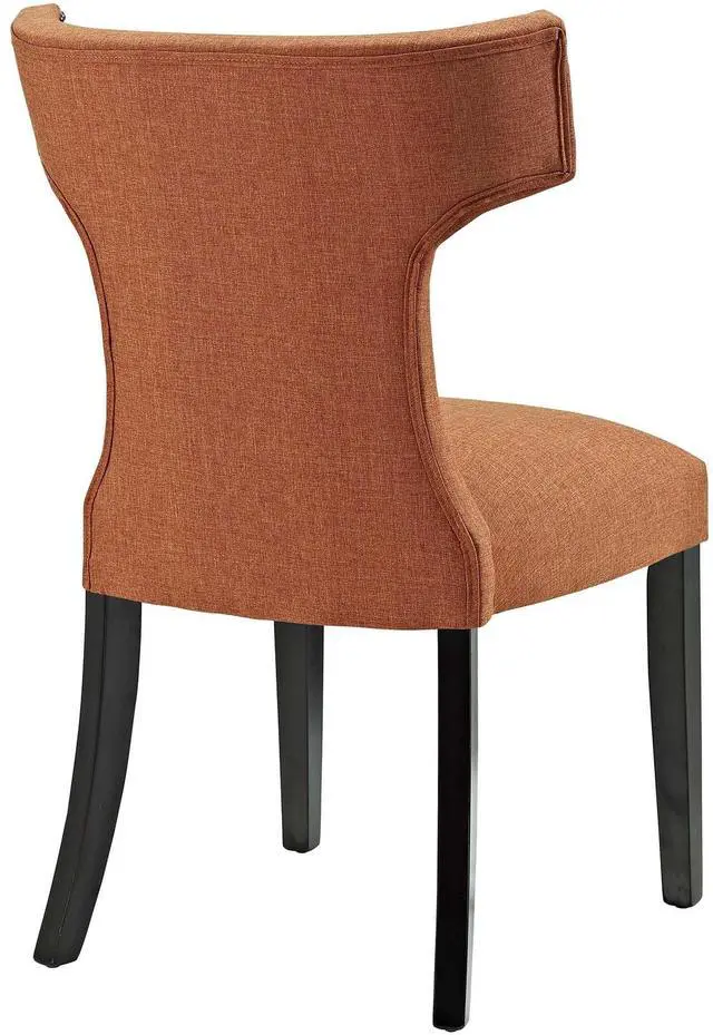 Alt view image 9 of 10 - Curve Dining Side Chair Fabric Set of 2