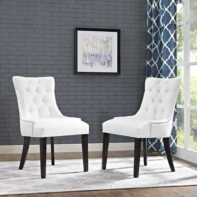 Alt view image 10 of 10 - Regent Dining Side Chair Vinyl Set of 2