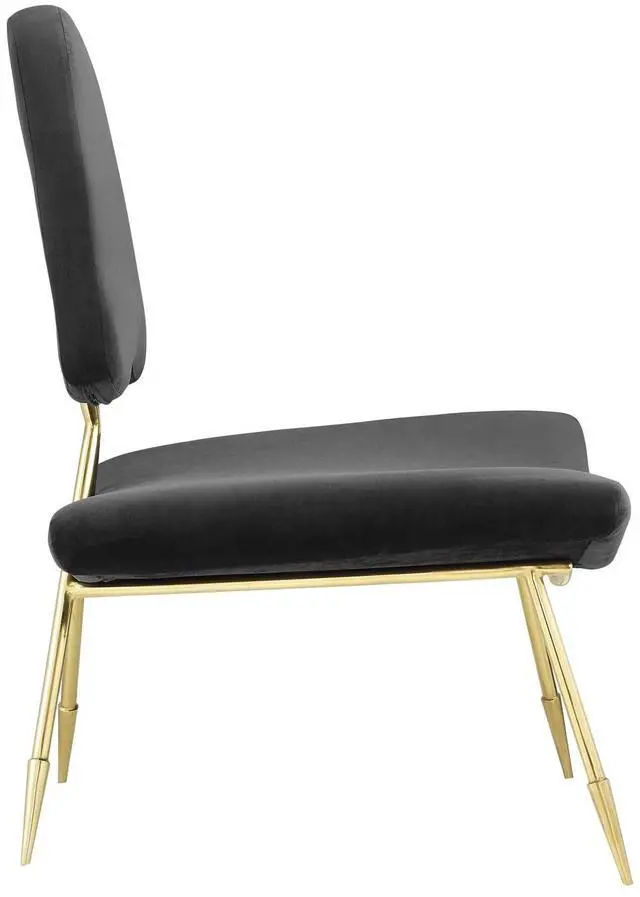 Alt view image 7 of 10 - Ponder Upholstered Velvet Lounge Chair