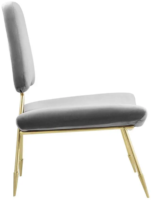 Alt view image 7 of 10 - Ponder Upholstered Velvet Lounge Chair