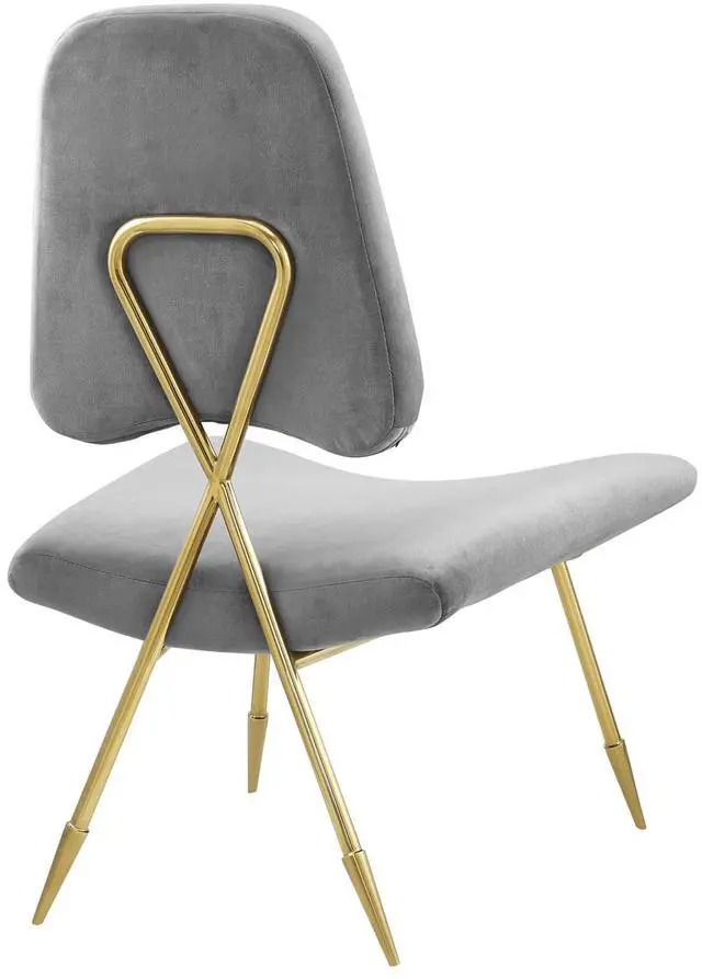 Alt view image 8 of 10 - Ponder Upholstered Velvet Lounge Chair
