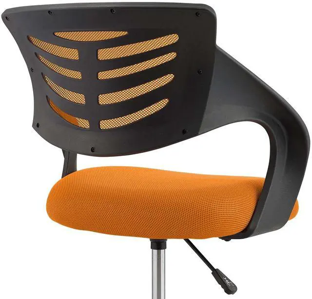 Alt view image 5 of 8 - Thrive Mesh Drafting Chair - Orange