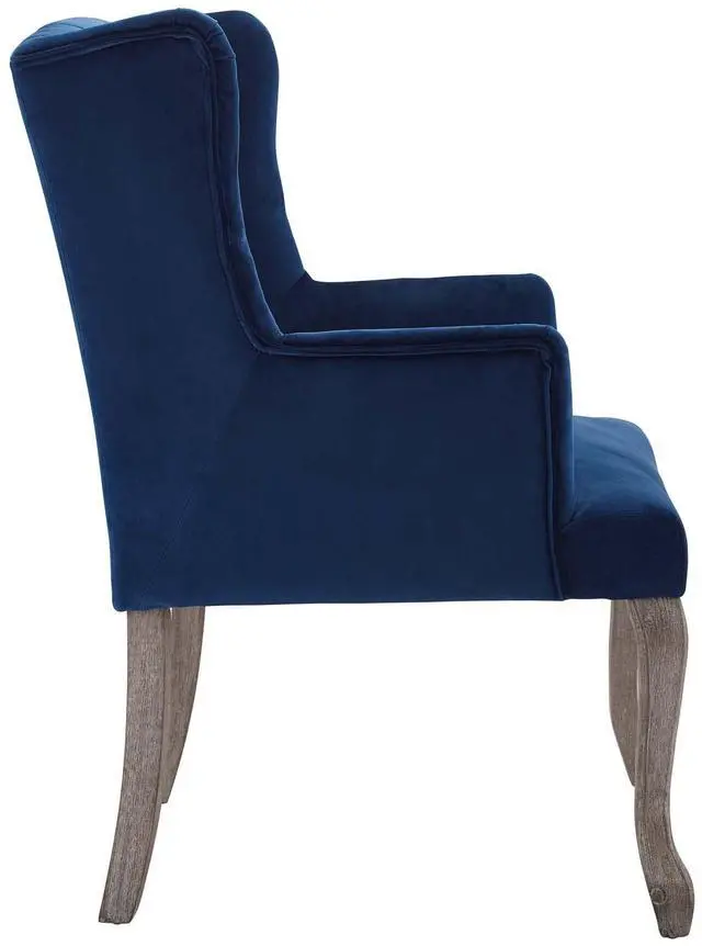 Alt view image 2 of 6 - Realm French Vintage Dining Performance Velvet Armchair by Modway
