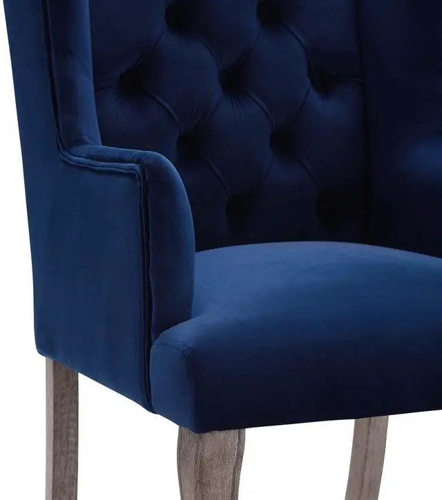 Alt view image 5 of 6 - Realm French Vintage Dining Performance Velvet Armchair by Modway