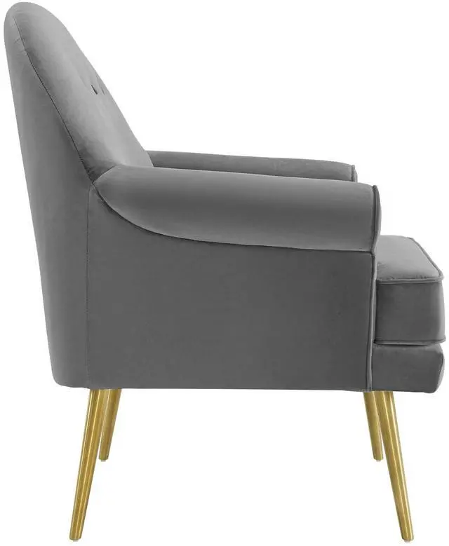Alt view image 2 of 6 - Revive Tufted Button Accent Performance Velvet Armchair by Modway