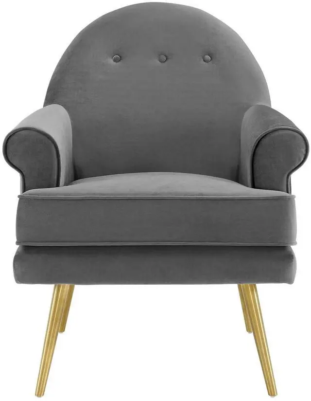 Alt view image 4 of 6 - Revive Tufted Button Accent Performance Velvet Armchair by Modway