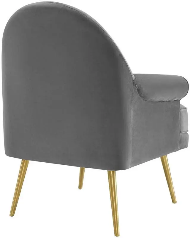 Alt view image 3 of 6 - Revive Tufted Button Accent Performance Velvet Armchair by Modway