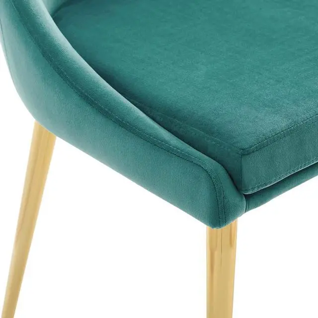 Alt view image 5 of 7 - Viscount Modern Accent Performance Velvet Dining Chair by Modway