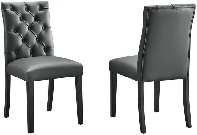 Alt view image 2 of 8 - Duchess Dining Chair Vinyl Set of 2