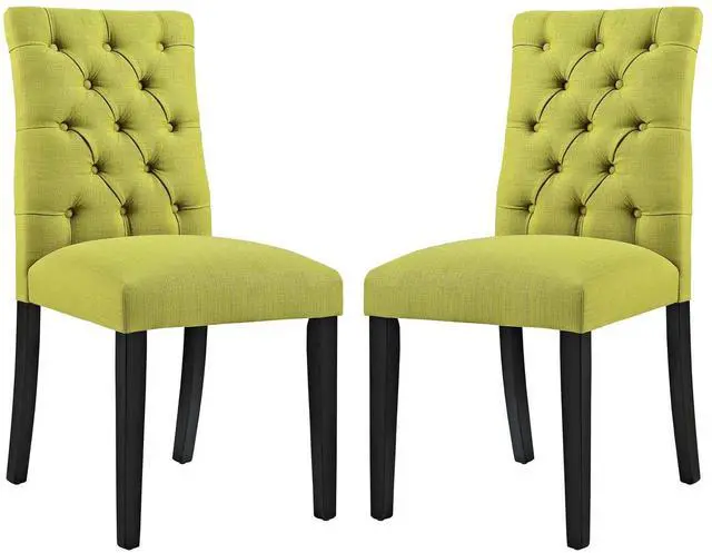 Main image of Duchess Fabric Dining Chair Set of 2 by Modway