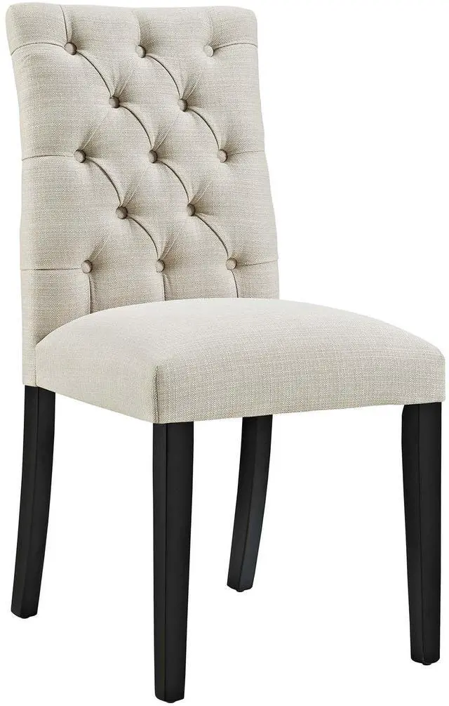 Alt view image 3 of 5 - Duchess Dining Chair Fabric Set of 4 - Beige